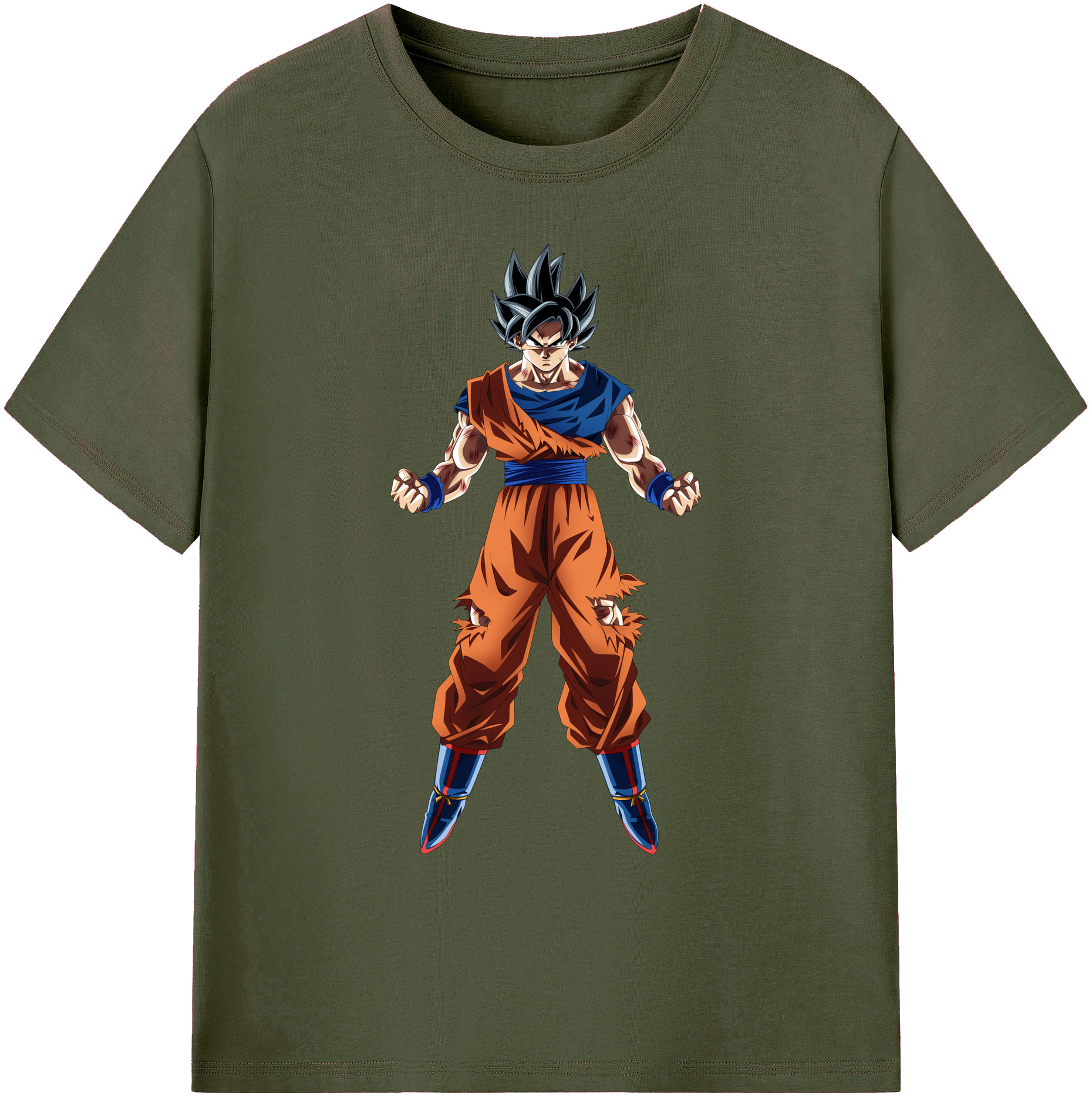 （画像用） ドラゴンボール 孫悟空（そん ごくう）Son Goku カカロット DRAGON BALL Kakarotto 綿100％ メンズ半袖Tシャツ｜肌触りやわらか＆通気性